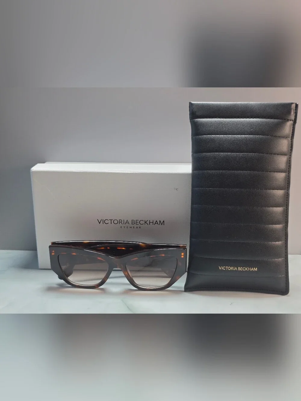 Victoria Beckham VB645S 234 Dark Havana Cat Eye Sunglasses